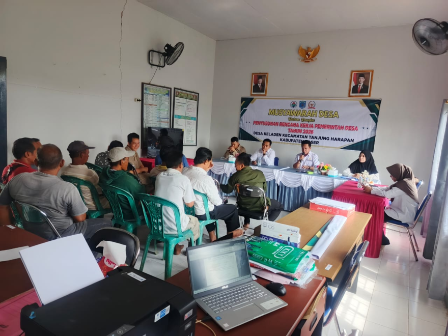 PEMDES KELADEN GELAR MUSYAWARAH DESA PENYUSUNAN RKPDes TAHUN 2026